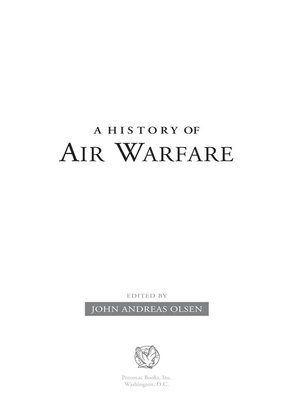 cover image of A History of Air Warfare